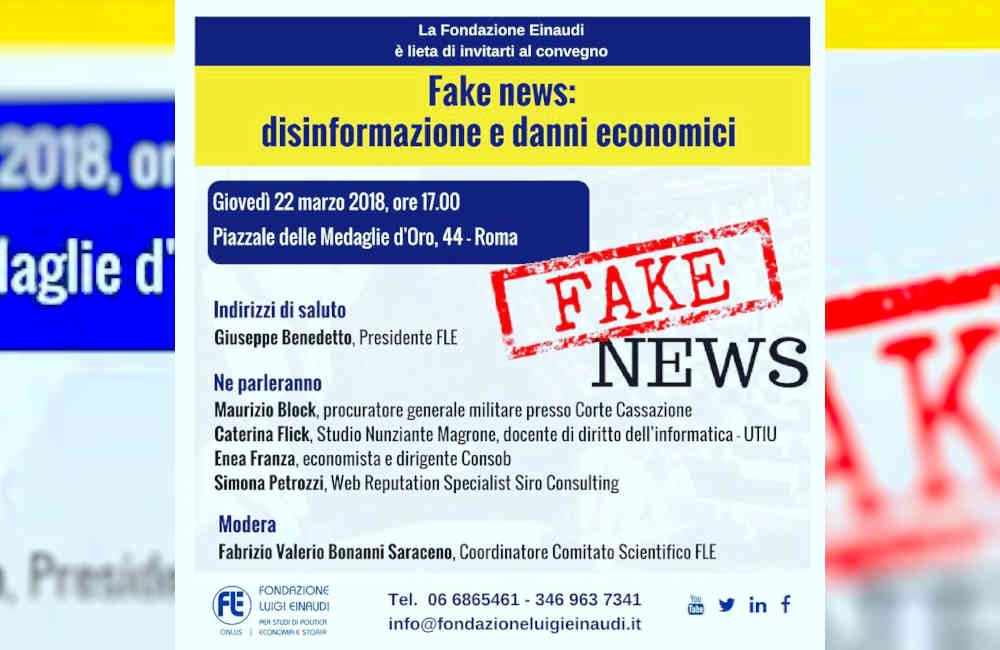 Fake news: disinformazione e danni economici