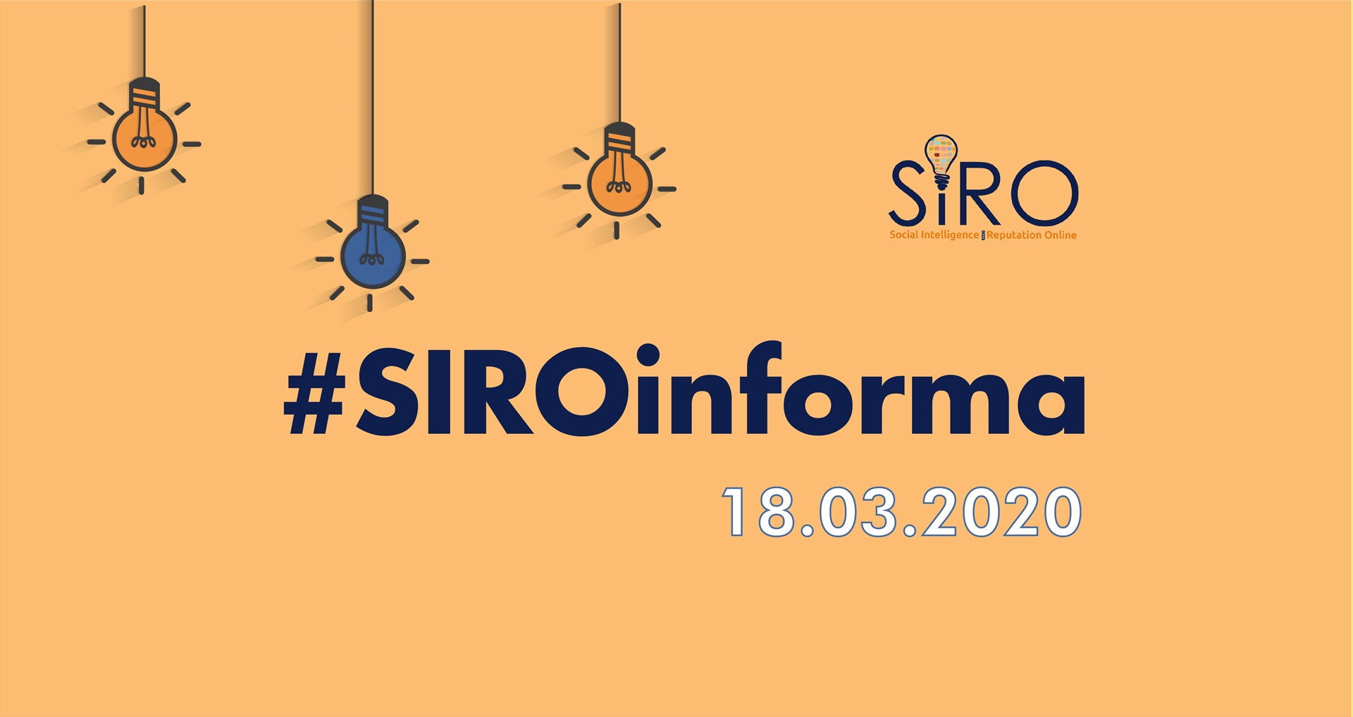#SIROinforma - 18/03/2020
