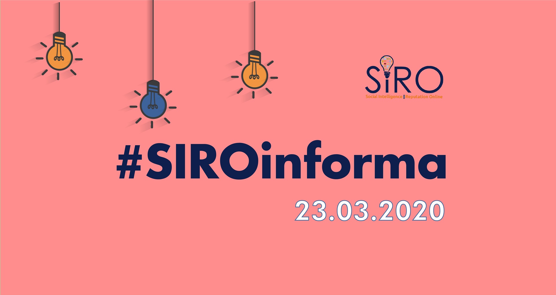#SIROinforma - 23/03/2020