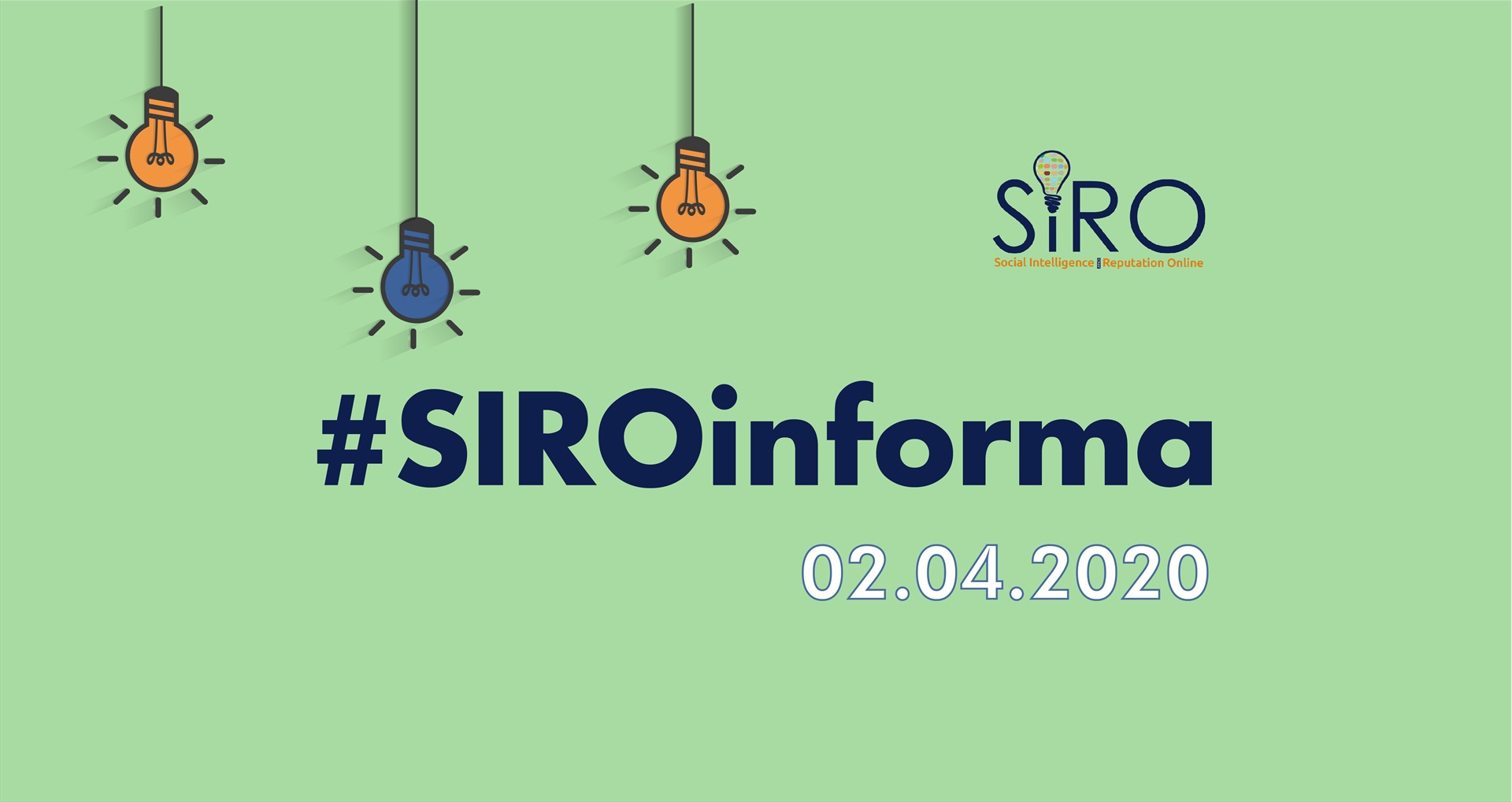 #SIROinforma - 2/04/2020