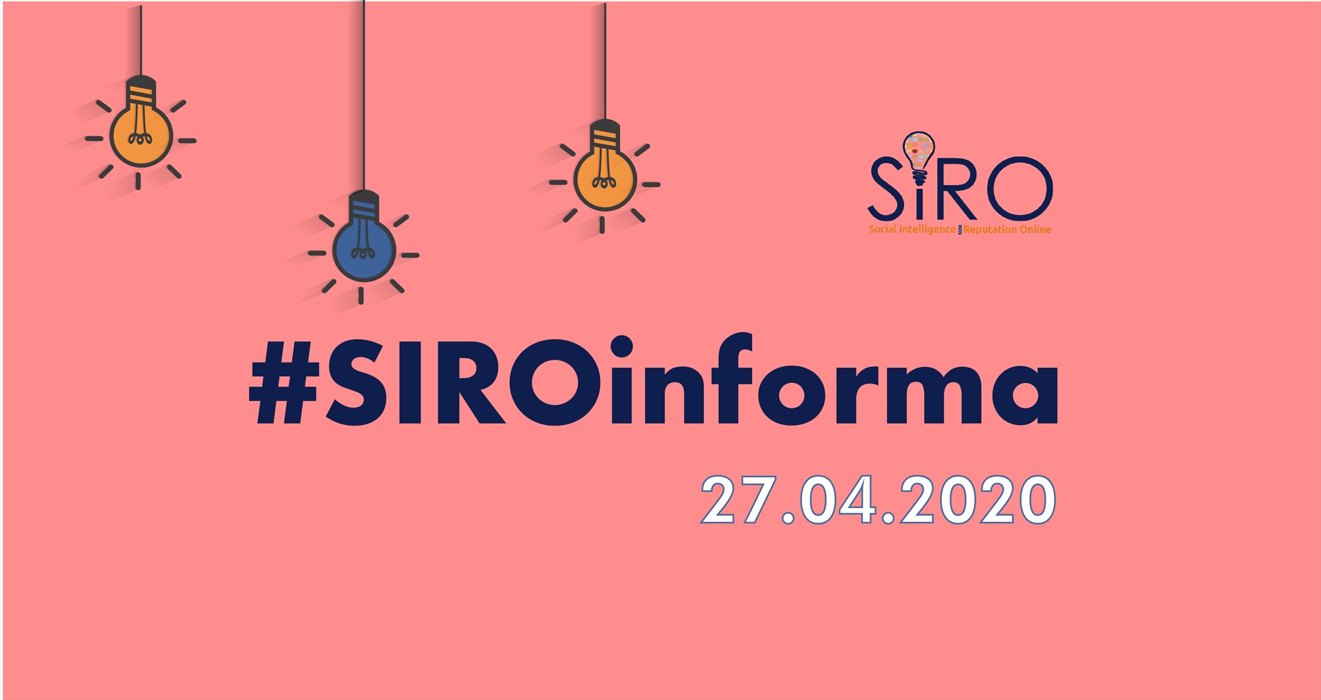 #SIROinforma - 27/04/2020