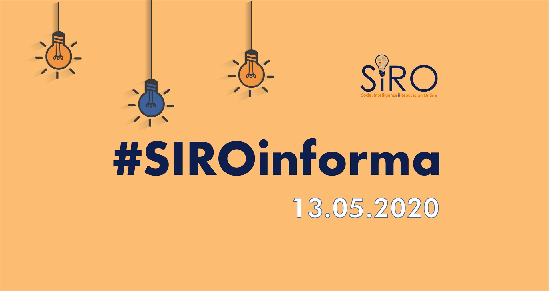 #SIROinforma - 13/05/2020