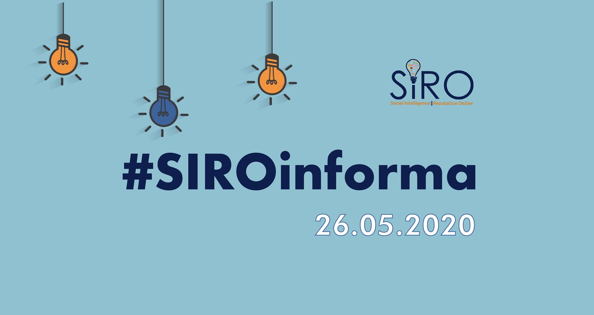 #SIROinforma - 26/05/2020