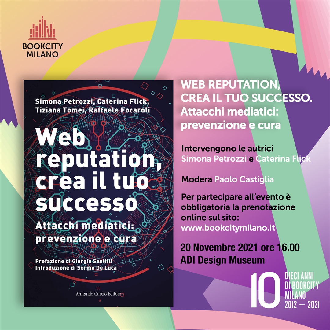 Presentazione di "Web Reputation, crea il tuo successo" all'ADI Design Museum di Milano per BookCity