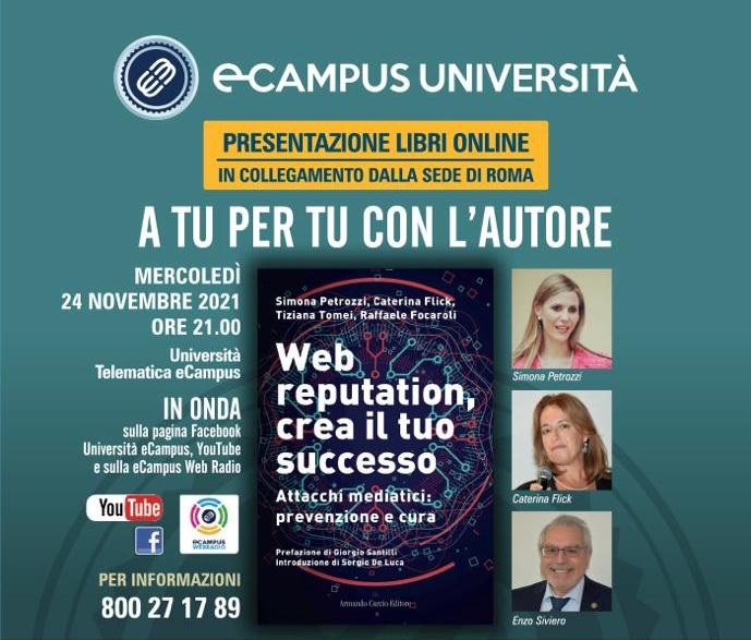 SIRO - EVENTI - A tu per tu con l'autore - Web reputation crea il tuo successo