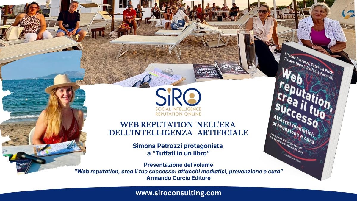 Web Reputation nell’era dell’Intelligenza Artificiale: Simona Petrozzi protagonista a 'Tuffati in un libro' a Olbia