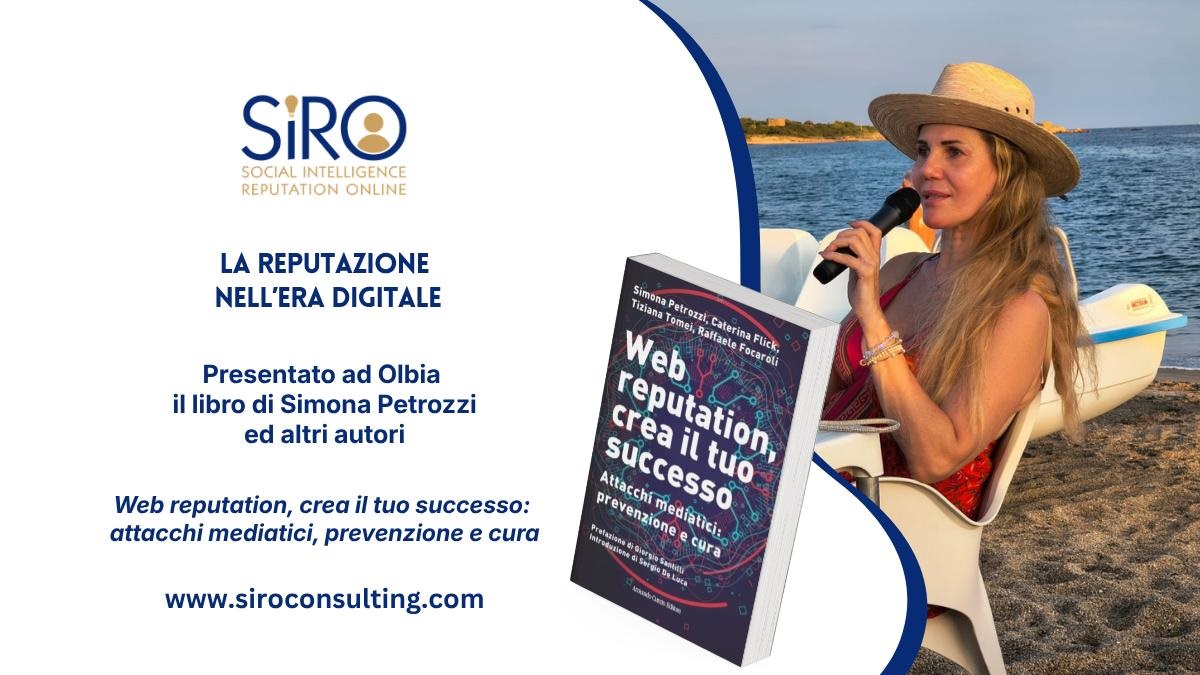 La reputazione nell’era digitale: presentato a Olbia il libro di Simona Petrozzi